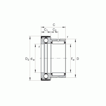 NKX20-Z INA Complex Bearings