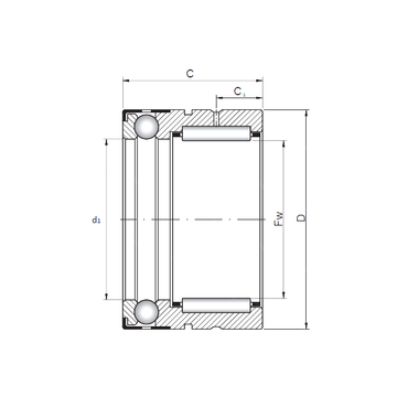 NX 10 Z CX Complex Bearings #1 small image