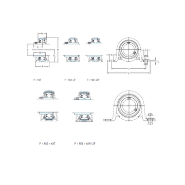 P 25 WF SKF Bearing Units