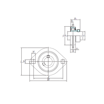 SAPFL207-22 KOYO Bearing Units